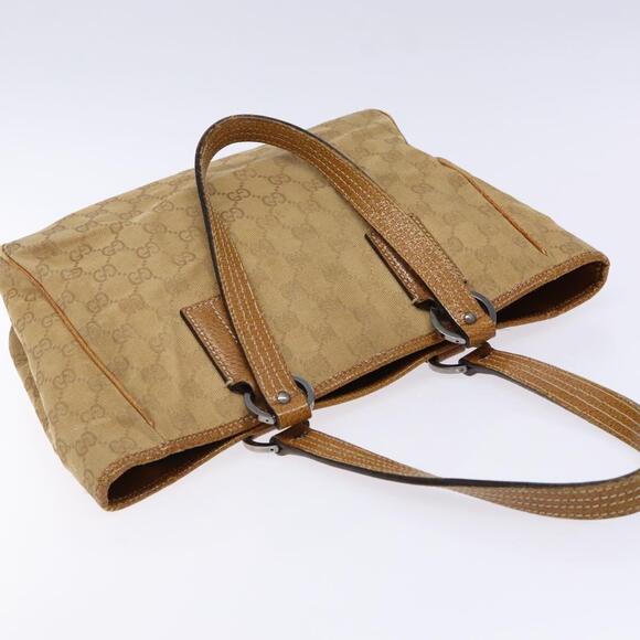 GUCCI GG Canvas Hand Bag Brown - Picture 6 of 12
